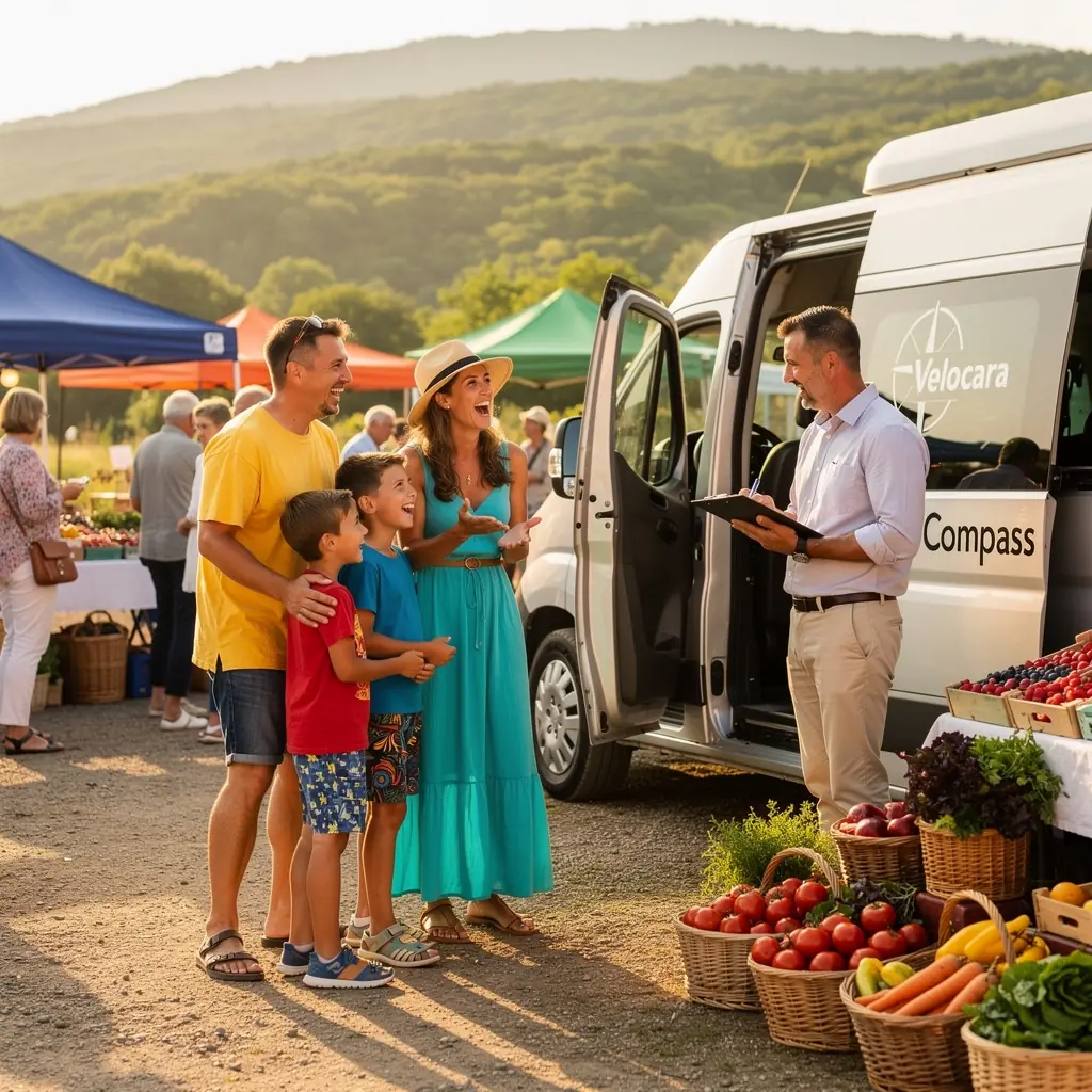 An infographic displaying key terms and conditions of car rental agreements with icons for easy understanding.